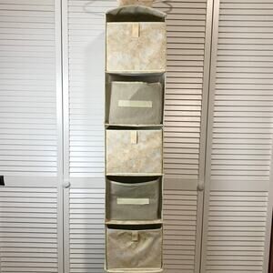Vertical 5 Compartment Closet Hanging Organizer